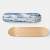 Blauwgolfskateboard Persoonlijk Skateboard (Horizontaal)
