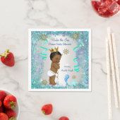 Blauwgoud onder het Zee Prince Baby shower Etnisch Servetten (Insitu)