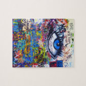 Blauwgraffiakoorts Legpuzzel (Horizontaal)