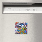 Blauwgraffiakoorts Magneet (Insitu (Vaatwasser))