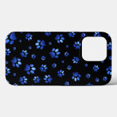 Blauwgrijppatroon Case-Mate iPhone Case (Achterkant (horizontaal))