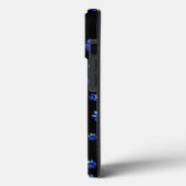Blauwgrijppatroon Case-Mate iPhone Case (Achterkant / Links)