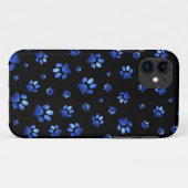 Blauwgrijppatroon Case-Mate iPhone Case (Achterkant (horizontaal))