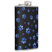 Blauwgrijppatroon Heupfles (Rechts)