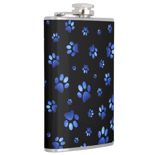 Blauwgrijppatroon Heupfles (Rechts)