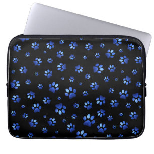 Blauwgrijppatroon Laptop Sleeve