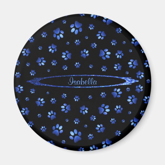 Blauwgrijppatroon Magneet (Voorkant)