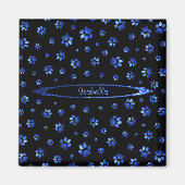 Blauwgrijppatroon Magneet (Voorkant)