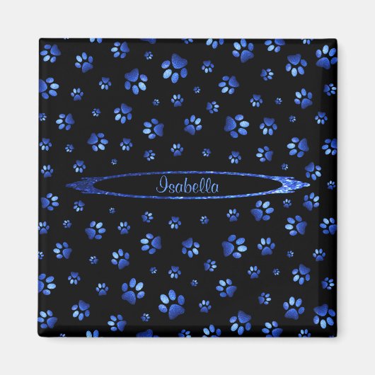 Blauwgrijppatroon Magneet (Voorkant)