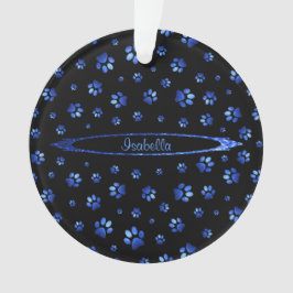 Blauwgrijppatroon Ornament