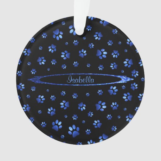 Blauwgrijppatroon Ornament (voorkant)