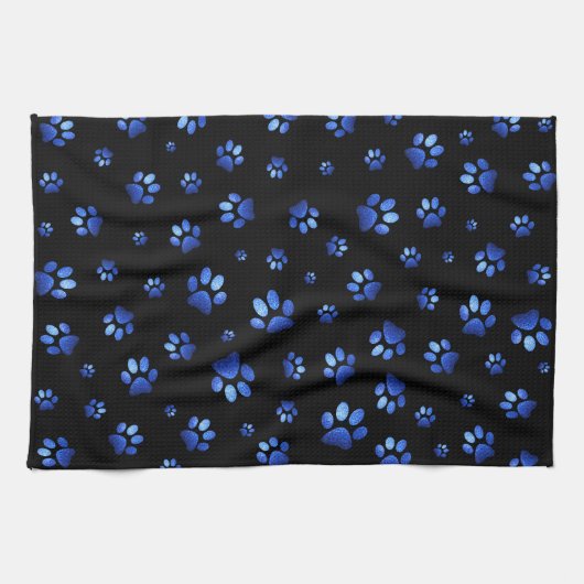 Blauwgrijppatroon Theedoek (Horizontaal)