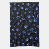 Blauwgrijppatroon Theedoek (Verticaal)