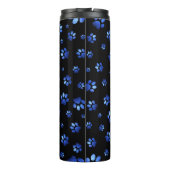 Blauwgrijppatroon Thermosbeker (Achterkant)
