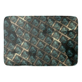 Blauwgrijs baksteeneffect, onder donkere vlekken i badmat (Voorkant)