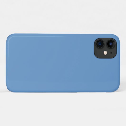 Blauwgrijs (Crayola) (effen kleur) Case-Mate iPhone Case (Achterkant (horizontaal))