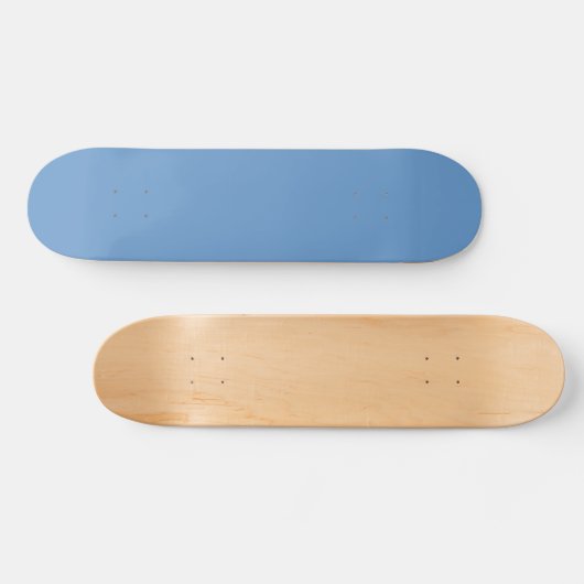 Blauwgrijs (Crayola) (effen kleur) Persoonlijk Skateboard (Horizontaal)