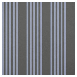 Blauwgrijs en houtskool met vijf stripe patronen stof