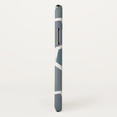 Blauwgrijs mozaïekpatroon Case-Mate iPhone case (Achterkant / rechts)