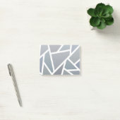 Blauwgrijs mozaïekpatroon post-it® notes (Kantoor)