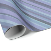 Blauwgrijze diagonaalstrepen cadeaupapier (Rol Hoek)
