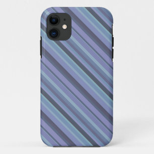 Blauwgrijze diagonaalstrepen Case-Mate iPhone case