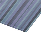 Blauwgrijze horizontale strepen snijplank (Hoek)