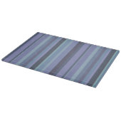 Blauwgrijze horizontale strepen snijplank (Hoek)