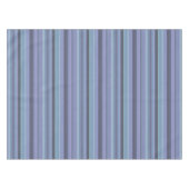Blauwgrijze horizontale strepen tafelkleed (Voorkant (Horizontaal))