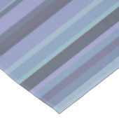 Blauwgrijze horizontale strepen tafelkleed (Gekanteld)