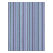 Blauwgrijze horizontale strepen tafelkleed (Voorkant)