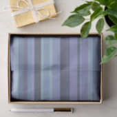 Blauwgrijze horizontale strepen tissuepapier (Geschenk)