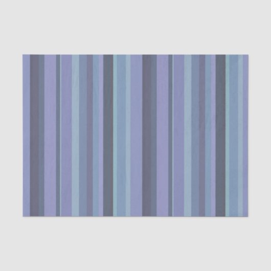 Blauwgrijze horizontale strepen tissuepapier (Voorkant)
