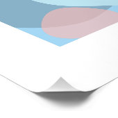 blauwgrijze kameleon perfect poster (Hoek)