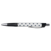 Blauwgrijze kruisstiften op wit pen (Bodem)
