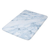 Blauwgrijze marmer-achtergrond badmat (Gekanteld)
