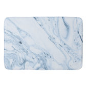 Blauwgrijze marmer-achtergrond badmat (Voorkant)