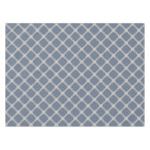 Blauwgrijze quatrefolie tafelkleed (Voorkant (Horizontaal))