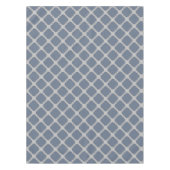 Blauwgrijze quatrefolie tafelkleed (Voorkant)