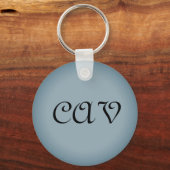 Blauwgrijze Sleutelhanger (Voorkant)