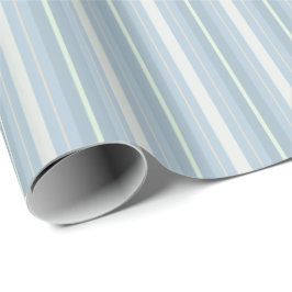 Blauwgrijze strepen cadeaupapier
