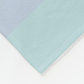 Blauwgrijze strepen fleece deken (Hoek)