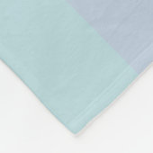 Blauwgrijze strepen fleece deken (Hoek)