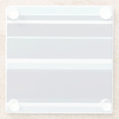 Blauwgrijze strepen glazen onderzetter (Achterkant)