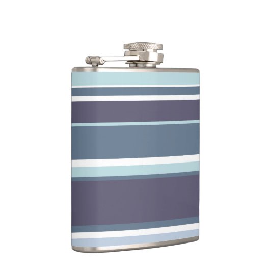 Blauwgrijze strepen heupfles (Rechts)