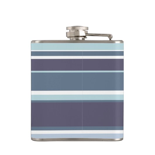 Blauwgrijze strepen heupfles (Achterkant)