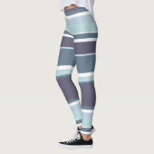 Blauwgrijze strepen leggings (Links)