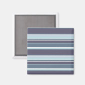 Blauwgrijze strepen magneet (Voorkant / Achterkant)