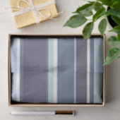 Blauwgrijze strepen tissuepapier (Geschenk)