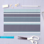 Blauwgrijze strepen tissuepapier (Craft)